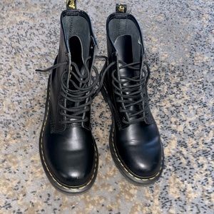 Dr. Martens 1460 8-Eye Boot - Black women’s size 9 Gently worn.